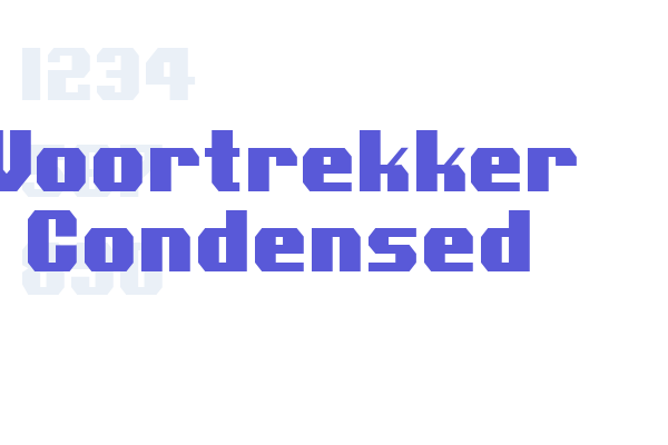 Voortrekker Condensed