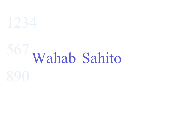 Wahab Sahito