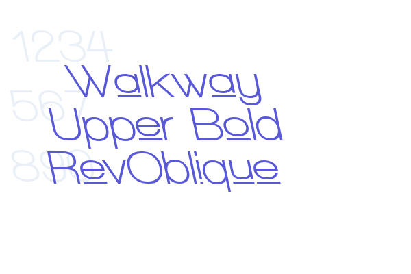 Walkway Upper Bold RevOblique