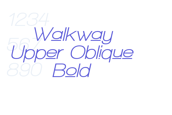 Walkway Upper Oblique Bold