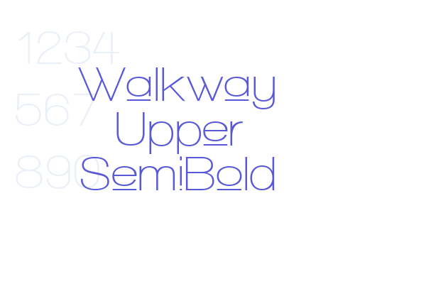 Walkway Upper SemiBold