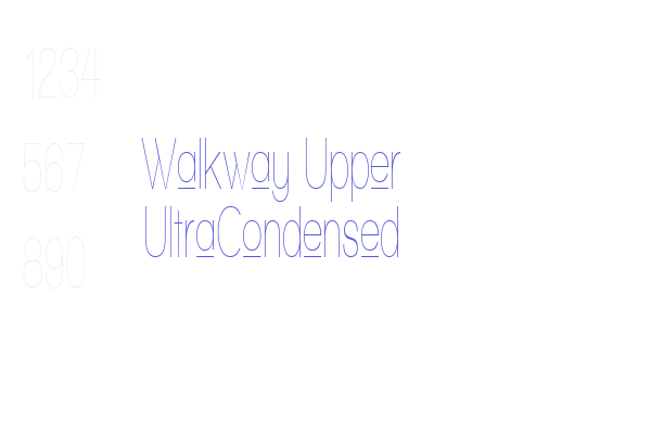 Walkway Upper UItraCondensed