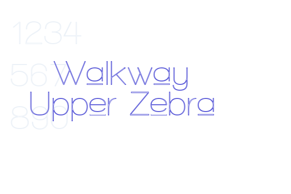 Walkway Upper Zebra