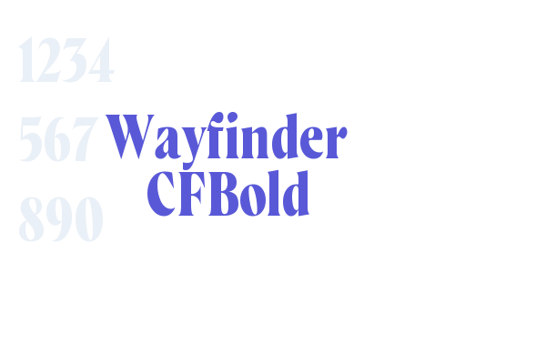 Wayfinder CFBold