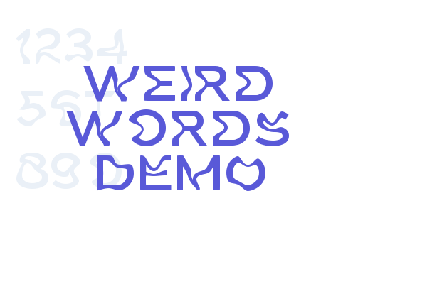 Weird Words DEMO