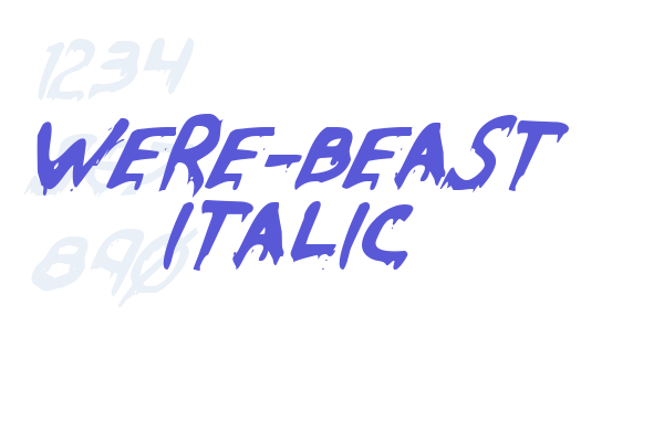 Were-Beast Italic