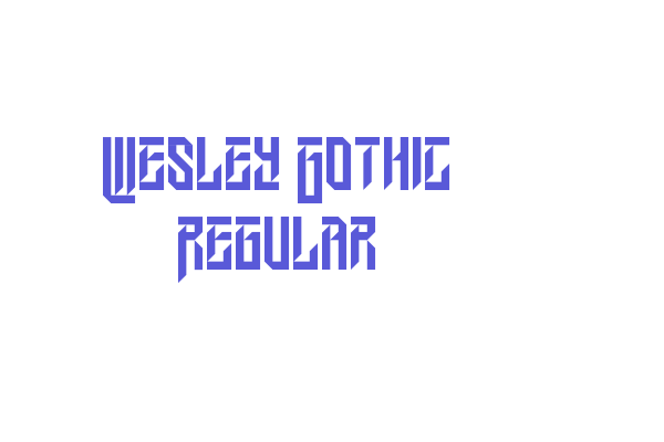 Wesley Gothic Regular