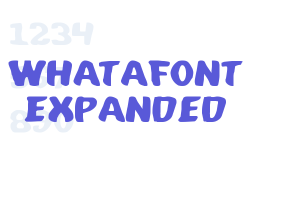 Whatafont Expanded