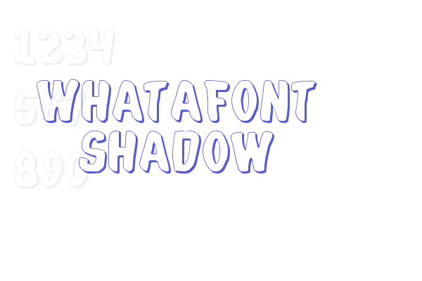 Whatafont Shadow