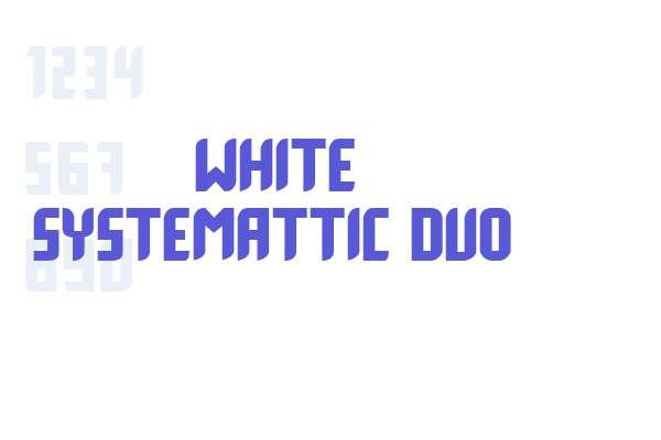 White Systemattic Duo