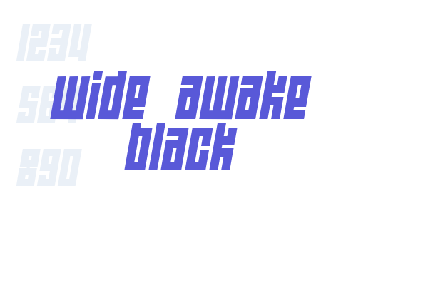 Wide awake Black