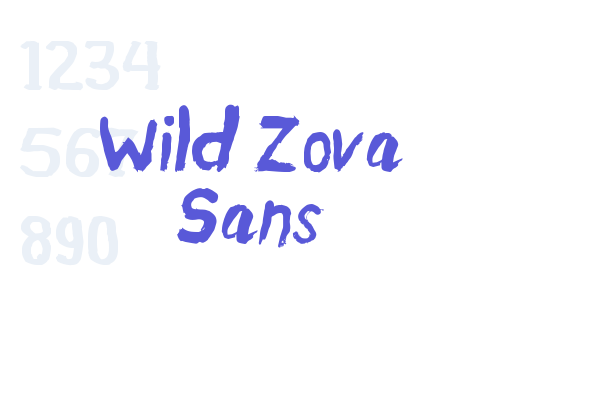 Wild Zova Sans