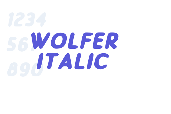 Wolfer Italic