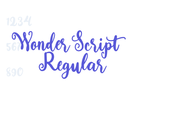 Wonder Script Regular