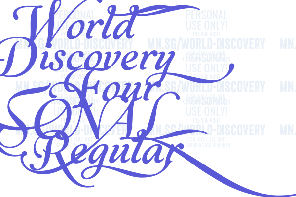 World Discovery Four PERSONAL Regular