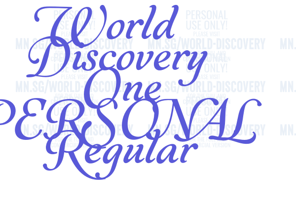 World Discovery One PERSONAL Regular