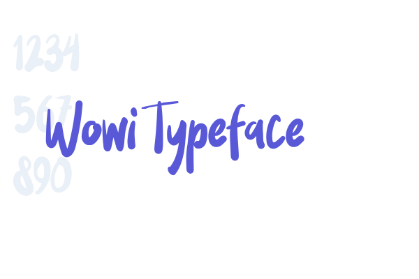 Wowi Typeface