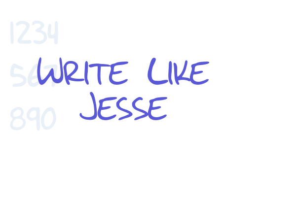 Write Like Jesse