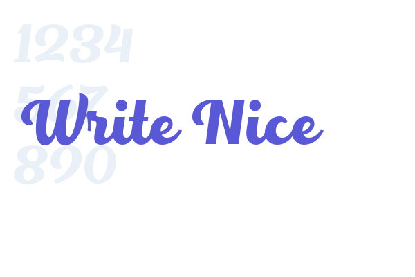 Write Nice