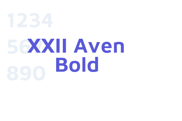 XXII Aven Bold