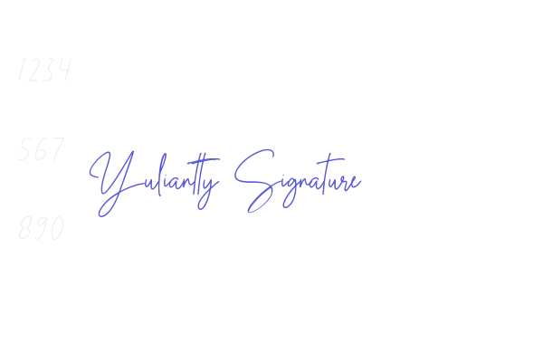 Yuliantty Signature