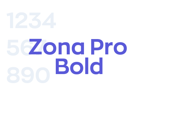 Zona Pro Bold