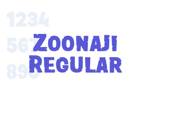 Zoonaji Regular