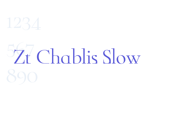 Zt Chablis Slow