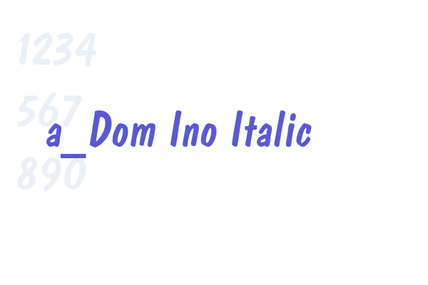 a_Dom Ino Italic