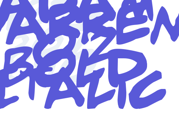 adam warren 0.2 Bold Italic