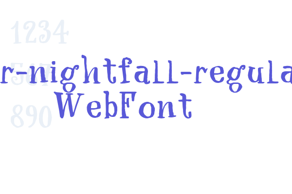 after-nightfall-regular WebFont