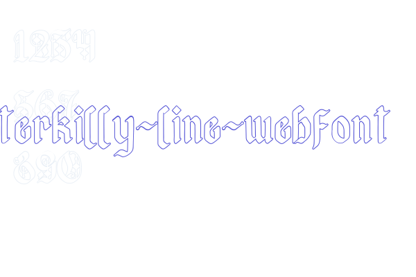 afterkilly-line-webfont