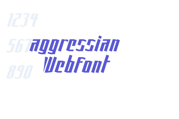 aggressian WebFont