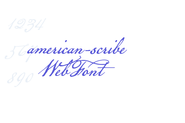 american-scribe WebFont