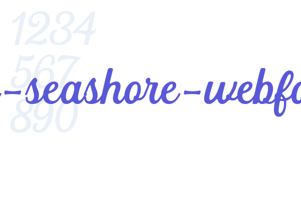 black-seashore-webfont