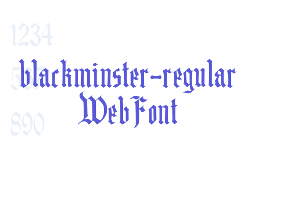 blackminster-regular WebFont