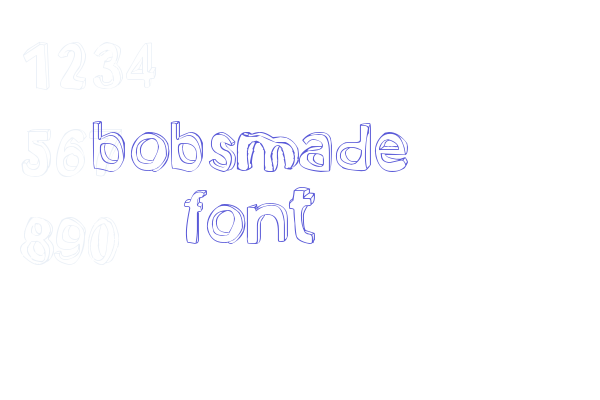 bobsmade font