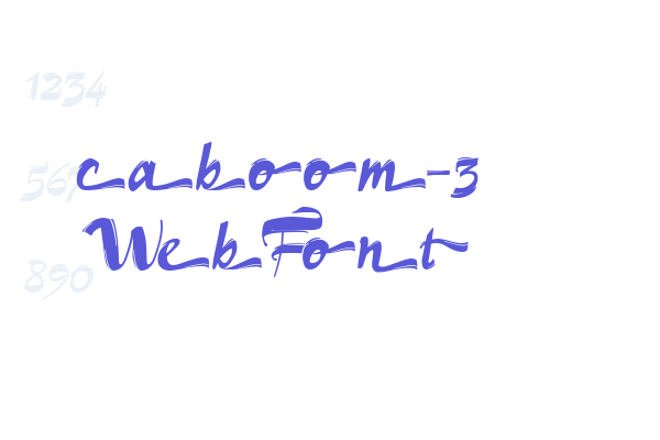 caboom-3 WebFont