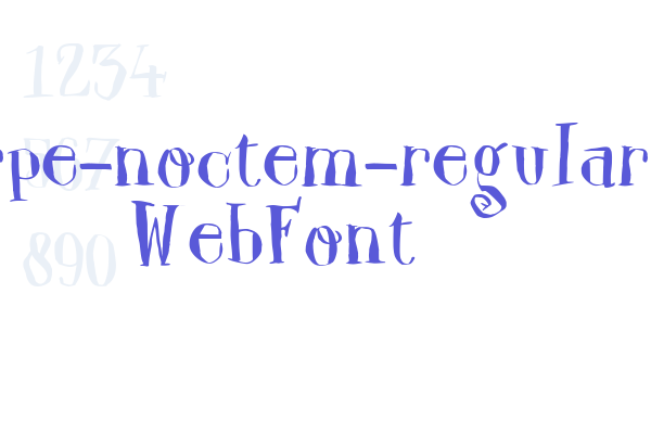 carpe-noctem-regular WebFont