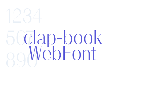 clap-book WebFont