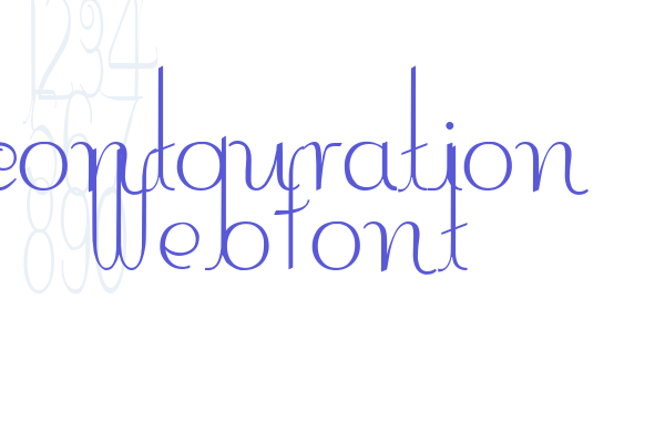 contouration WebFont