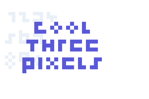 cool three pixels