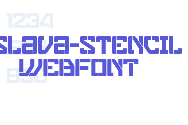 eslava-stencil WebFont