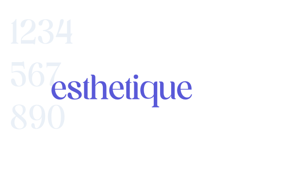 esthetique