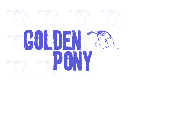 golden 0 pony