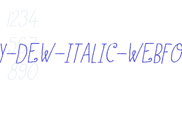 honey-dew-italic-webfont