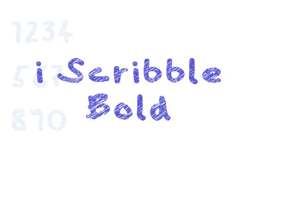 i Scribble Bold