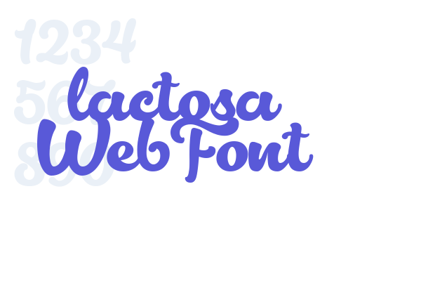 lactosa WebFont