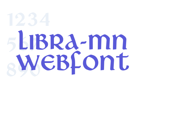 libra-mn WebFont