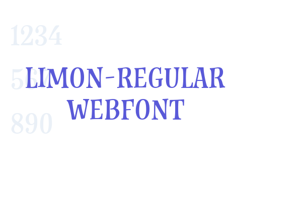 limon-regular WebFont